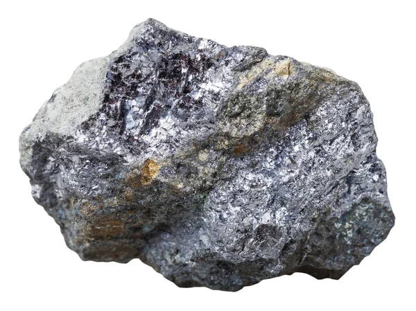 Pedra mineral galena metálica com calcopirita — Fotografia de Stock