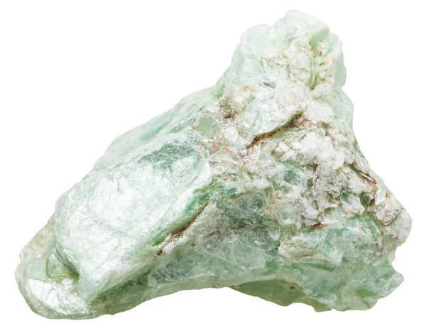 Talk mineral taş üzerinde beyaz izole