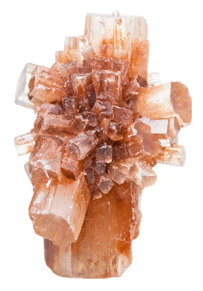 Az aragonit ásványi kő elszigetelt kristályok — Stock Fotó
