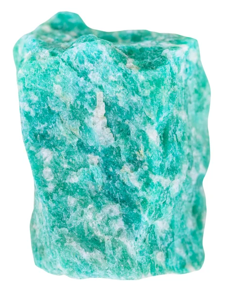 Амазонит (зеленый микроклин) минеральный камень — стоковое фото