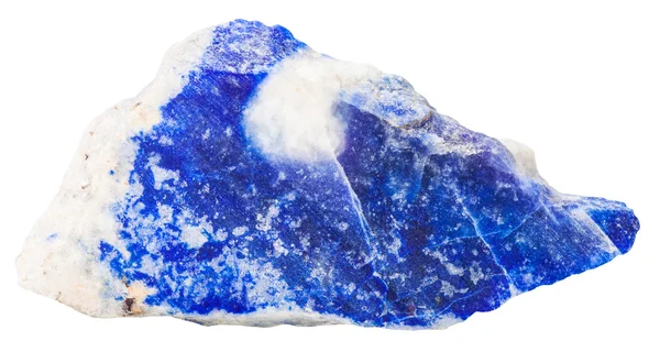 Ορυκτό Λαζουρίτη (lapis lazuli) απομονώνεται πέτρα — Φωτογραφία Αρχείου