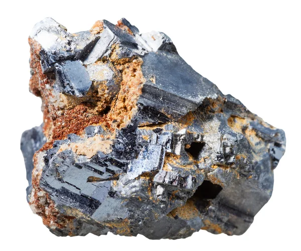 Galena mineral taş izole Druse — Stok fotoğraf