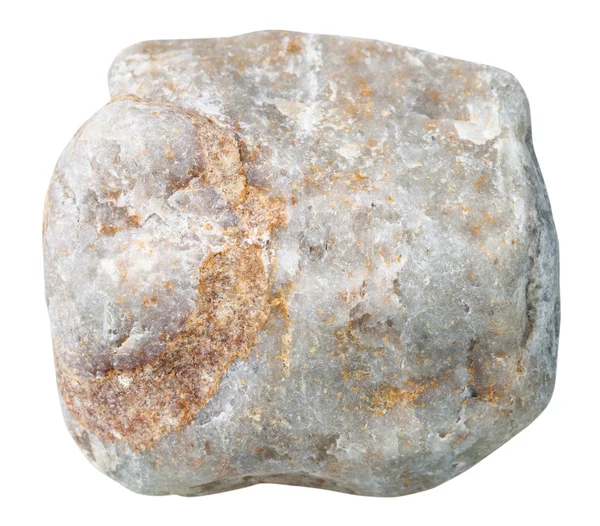 Guijarro de mármol gris piedra mineral natural — Foto de Stock