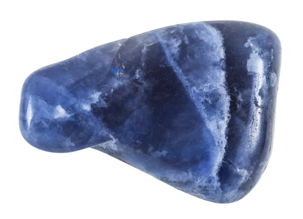 Kamenná z přírodní minerální drahokam modrý dumortierite — Stock fotografie