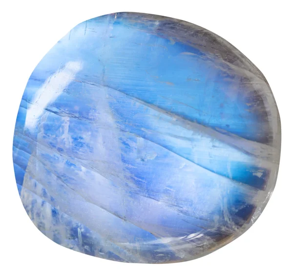 Pedra da lua azul caída (adularia) gema mineral — Fotografia de Stock