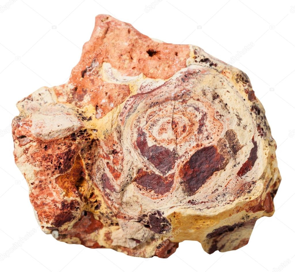 bauxite (aluminium ore) mineral stone isolated