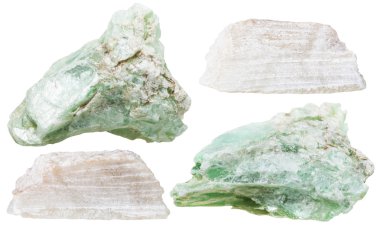 Talk mineral taş izole kümesi