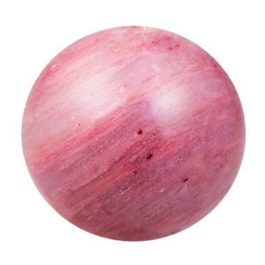 Kırmızı doğal mineral taş taş rhodonite topu