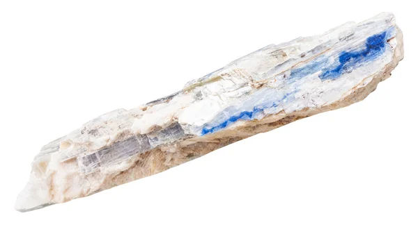 Cyanit crystalline rock isolerad på vit — Stockfoto