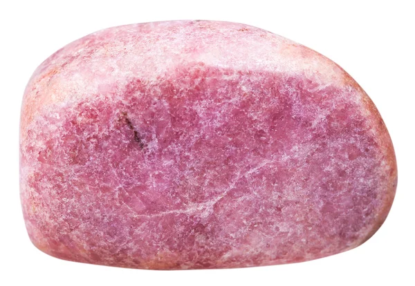 Piedras preciosas de Rhodonite tumbled aisladas en blanco — Foto de Stock