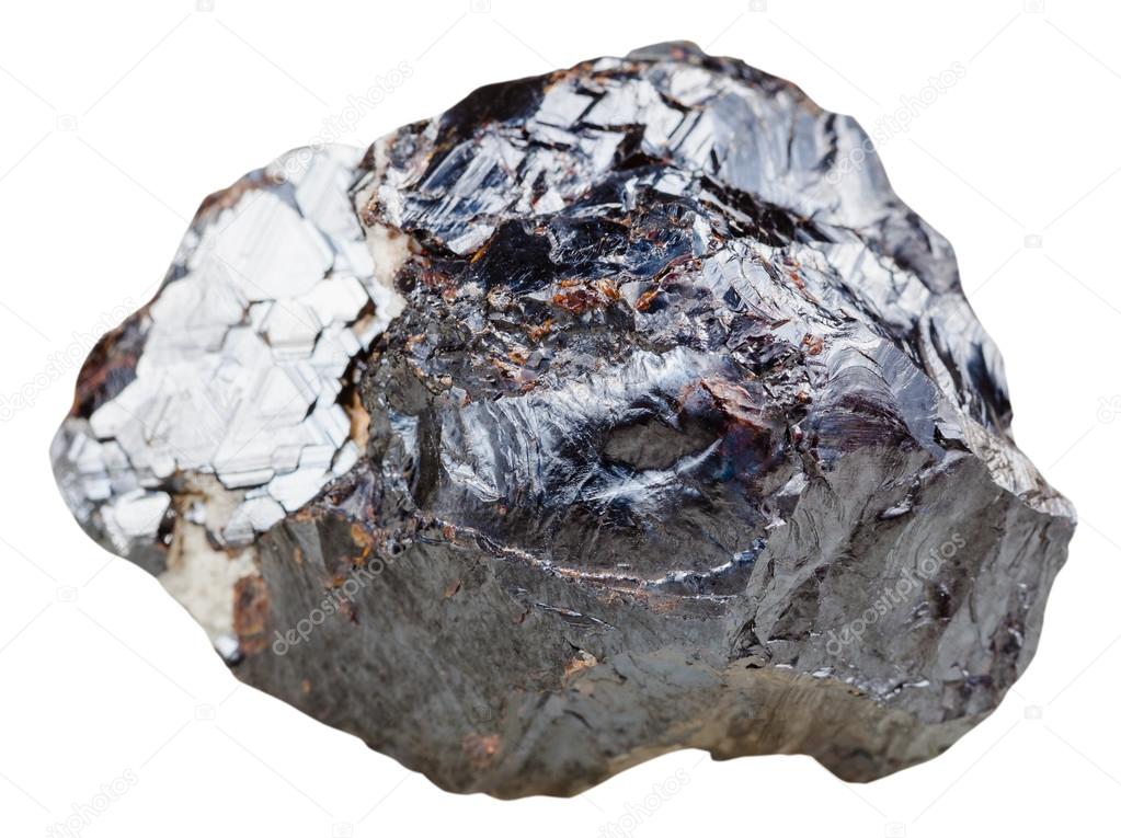 sphalerite (marmatite, zinc blende) rock isolated