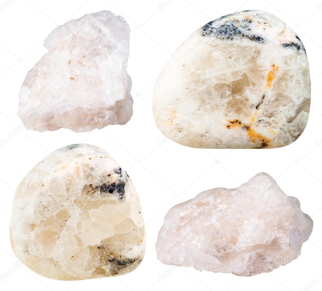 Baryte (barite) tumbled gemstones and rocks