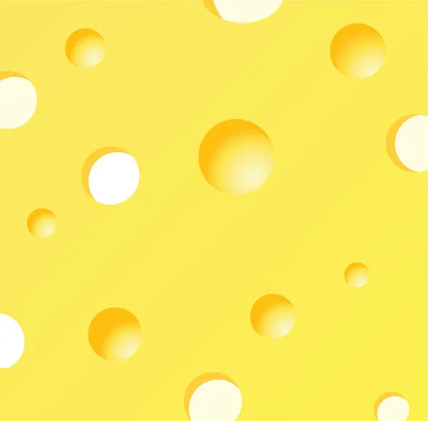 Ilustración vectorial de un pedazo de queso — Vector de stock