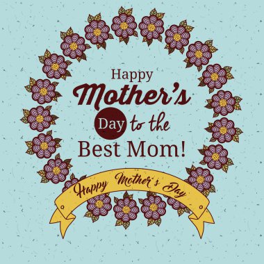 Mutlu anneler günü tasarım