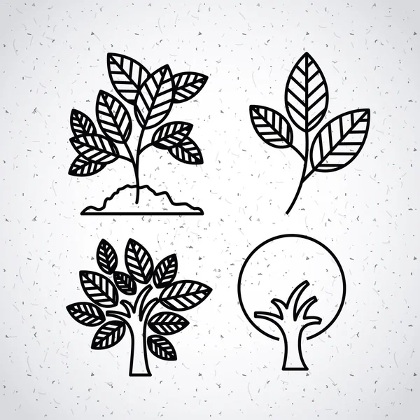 Diseño ecológico — Vector de stock