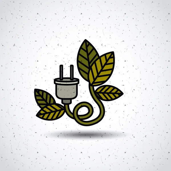 Diseño de energías renovables — Vector de stock