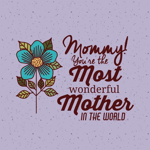 Conception Happy Mothers Day — Image vectorielle