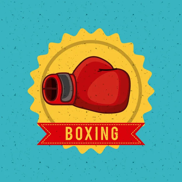 Boxsport-Design — Stockvektor
