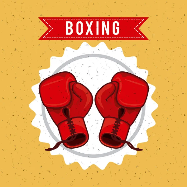 Boxsport-Design — Stockvektor