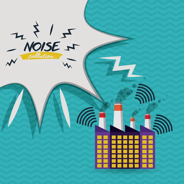 噪声污染设计 — 图库矢量图片
