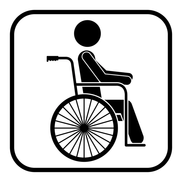 Дизайн прав інвалідів — стоковий вектор