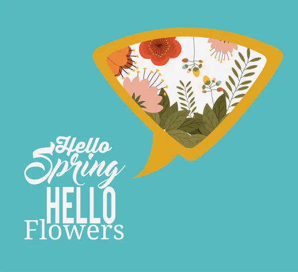 Hallo lente ontwerp — Stockvector