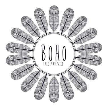 boho tarzı tasarım