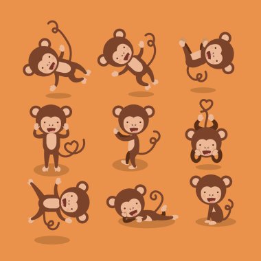 komik maymun tasarım