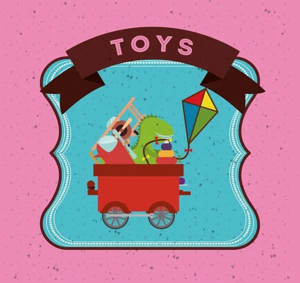 Gyermekek játékok tervezése — Stock Vector