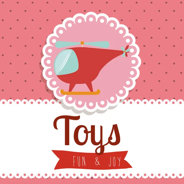 Çocuk oyuncak tasarım — Stok Vektör