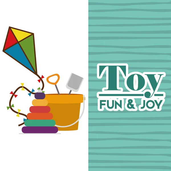 Children toys design — Stock Vector