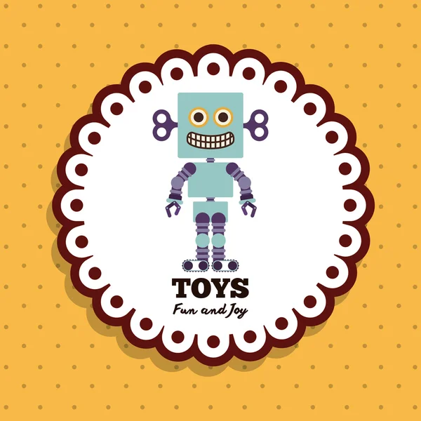 Crianças brinquedos design —  Vetores de Stock