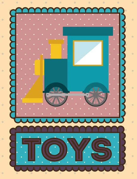 Děti hračky designu — Stockový vektor