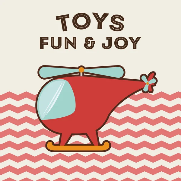 Jouets pour enfants design — Image vectorielle