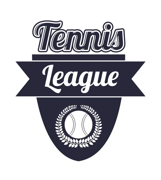 Tennis competitie ontwerp — Stockvector