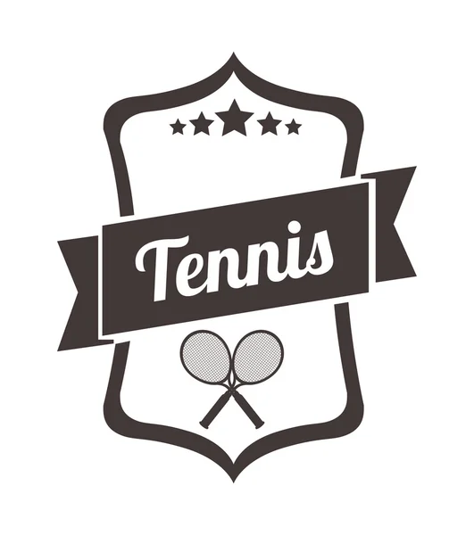 Design der Tennis-Liga — Stockvektor