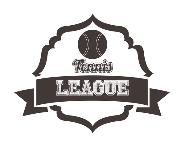 Design der Tennis-Liga — Stockvektor