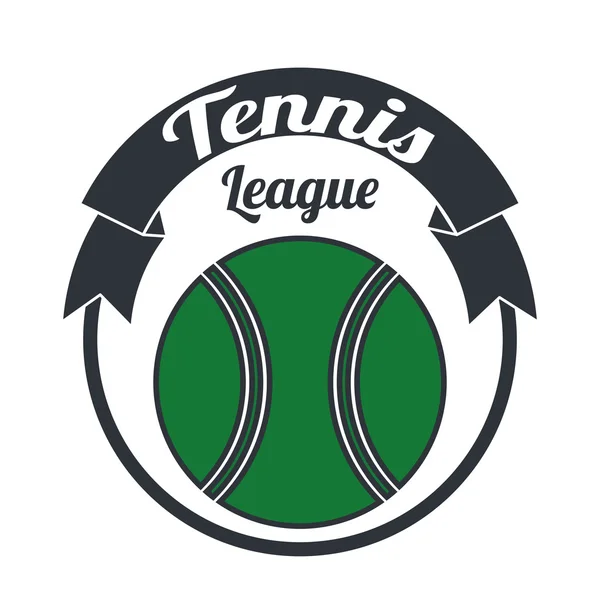 Diseño de liga de tenis — Vector de stock