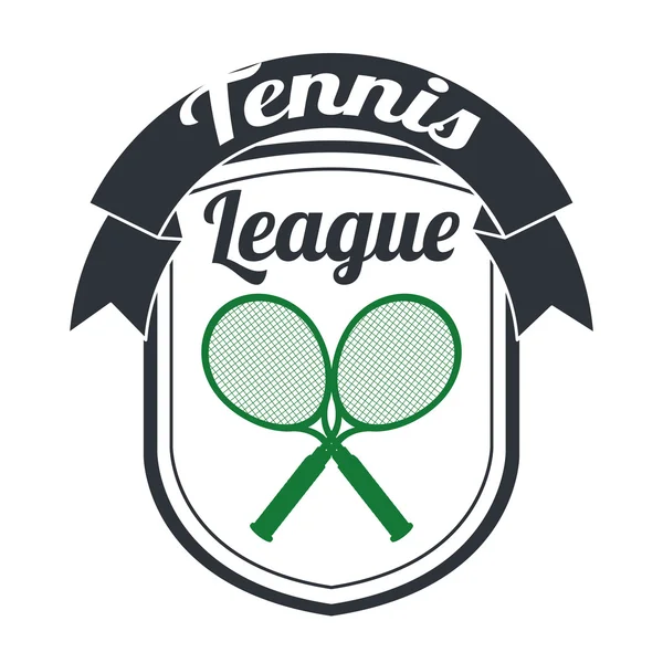 Diseño de liga de tenis — Archivo Imágenes Vectoriales
