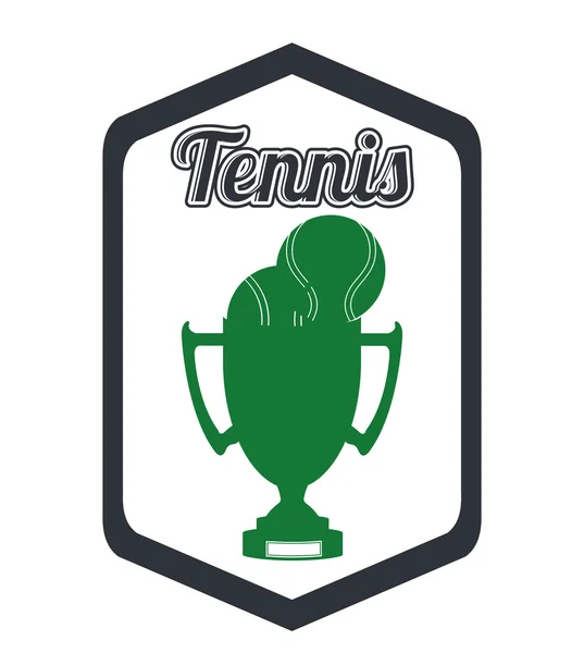 Tennis competitie ontwerp — Stockvector