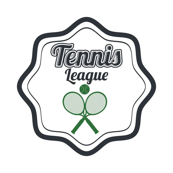 Diseño de liga de tenis — Archivo Imágenes Vectoriales