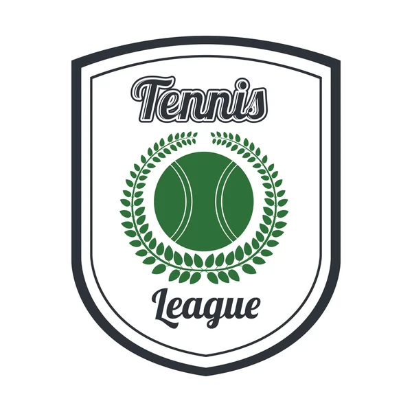 Conception de ligue de tennis — Image vectorielle