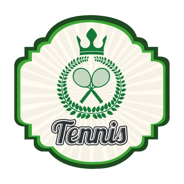 Tennis ligan design — Stock vektor