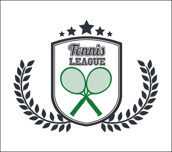 Diseño de liga de tenis — Vector de stock