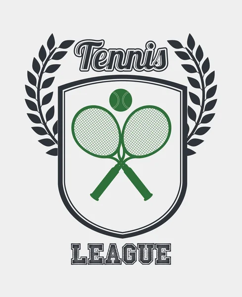 Design der Tennis-Liga — Stockvektor