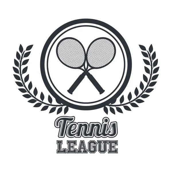 Design der Tennis-Liga — Stockvektor