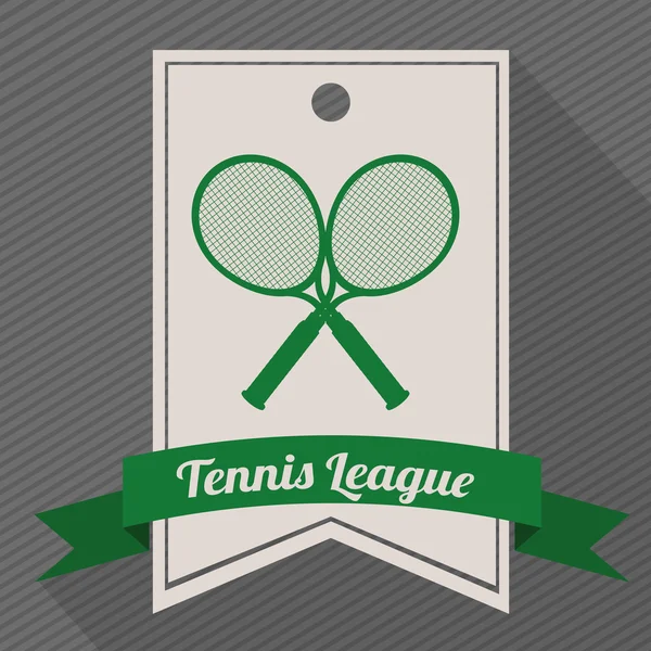 Diseño de liga de tenis — Vector de stock