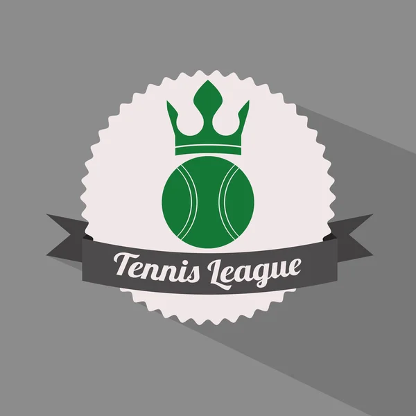 Design de liga de tênis — Vetor de Stock