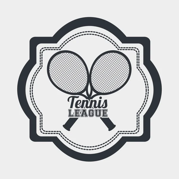 Diseño de liga de tenis — Vector de stock