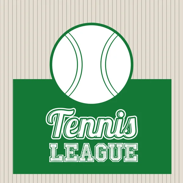 Design campionato di tennis — Vettoriale Stock